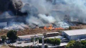 Incendio Isuzu