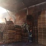 Incendio palets