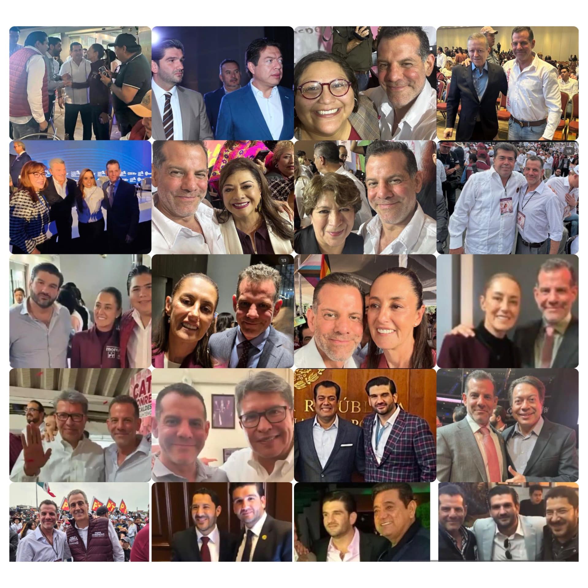 Morenistas con abogados de narcos